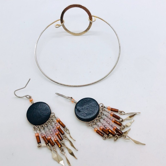 Vintage Southwestern Earrings & Dainty Bracelet - Picture 12 of 13